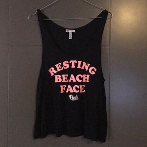 Victoria’s Secret PINK Black beach tank